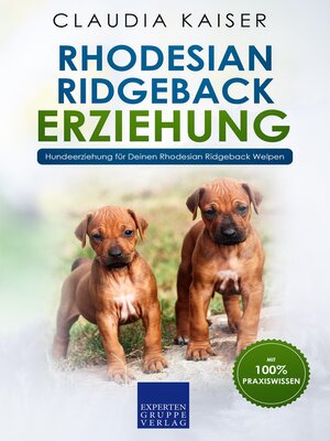 cover image of Rhodesian Ridgeback Erziehung